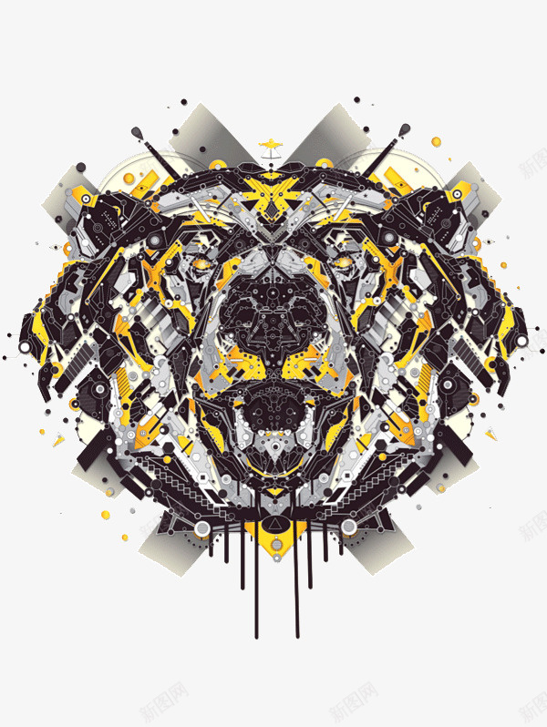 老虎插画png免抠素材_88icon https://88icon.com 创意 动物 彩色 插画 老虎 设计