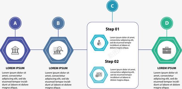 重点强调步骤图png免抠素材_88icon https://88icon.com 信息图表 强调 矢量png 英文序列 重点 重点强调
