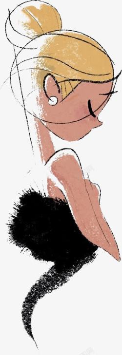 手绘小美女png图片下载 手绘小美女素材
