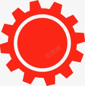 卡通红色太阳设置png免抠素材_88icon https://88icon.com 卡通 太阳 红色 设置