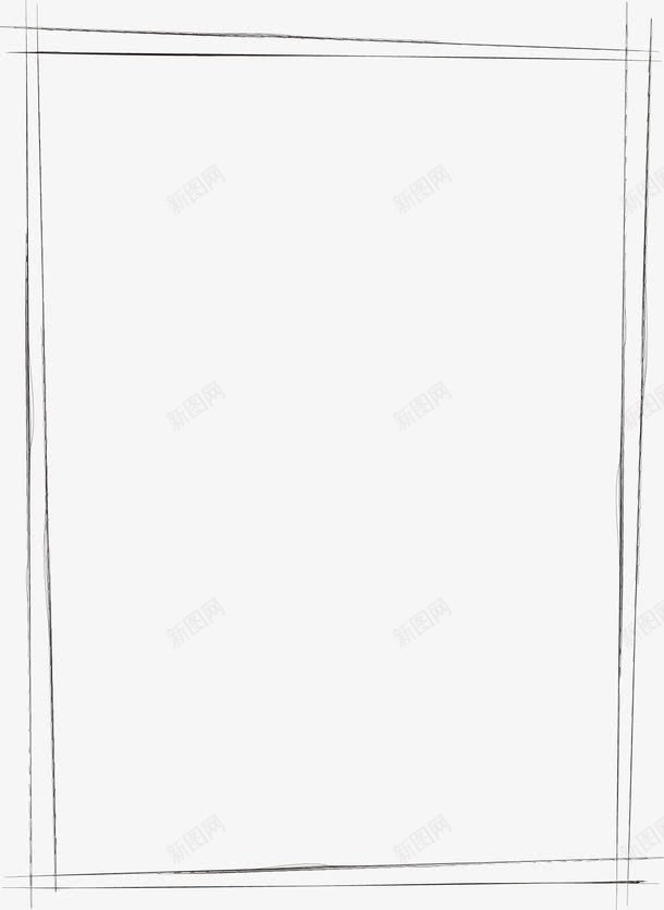 线条卡通png免抠素材_88icon https://88icon.com 中国风边框 卡通 竖条边框 竖着边框 边框
