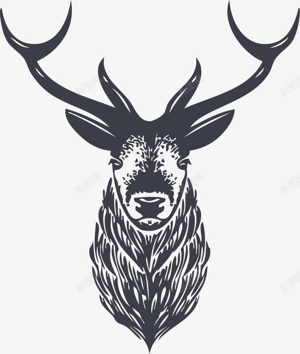 手绘的羊头png免抠素材_88icon https://88icon.com 动物 手绘 羊头
