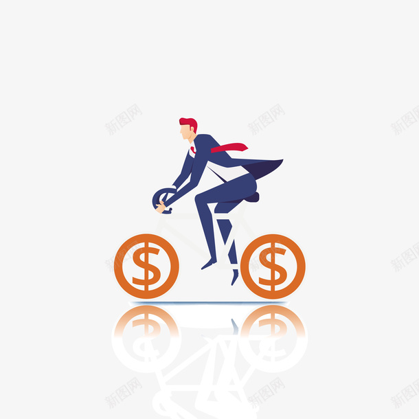骑着自行车的商务男子矢量图eps免抠素材_88icon https://88icon.com 商务 商务男子 矢量男子 矢量自行车 自行车 自行车PNG 矢量图