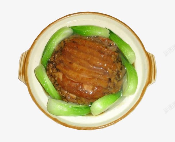 梅菜扣肉煲png免抠素材_88icon https://88icon.com 梅干菜 盘子 肉 菜 青菜