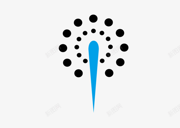 圆形散发png免抠素材_88icon https://88icon.com 圆形 散发 蓝色