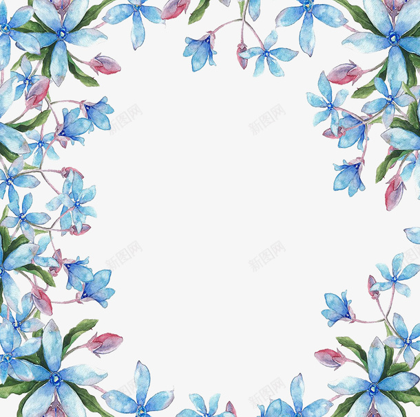 蓝色水彩画花朵背景图psd免抠素材_88icon https://88icon.com 水彩画 背景图 花朵 蓝色 蓝色水彩画花朵背景图 鲜花