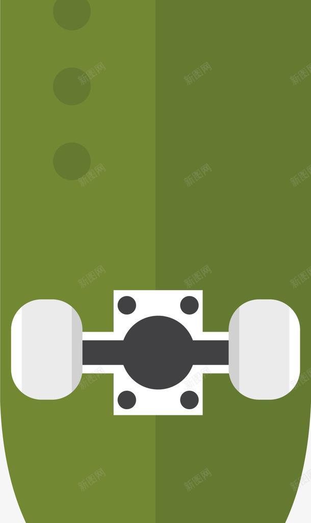 绿色扁平街头滑板png免抠素材_88icon https://88icon.com 世界滑板日 嘻哈风 流行 绿色滑板 街头 街头滑板