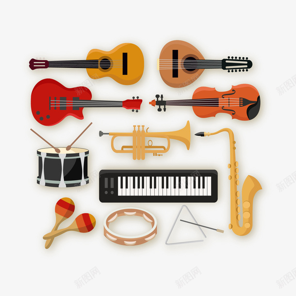 吹喇叭精美乐器png免抠素材_88icon https://88icon.com AI 器材设计 矢量素材 精美乐器 音乐