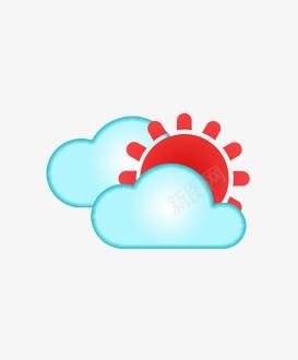 云和太阳png免抠素材_88icon https://88icon.com 云 卡通 可爱 太阳