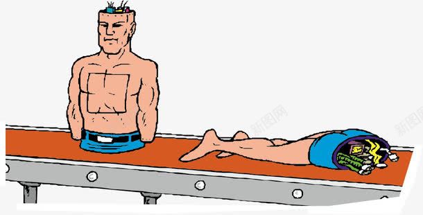 机械人png免抠素材_88icon https://88icon.com 传送带 手绘 插图 机器人 科技