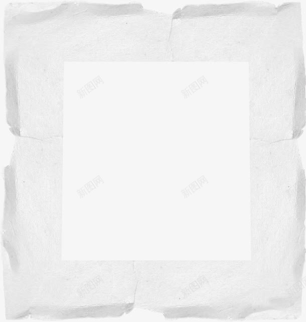 白色剪纸相框png免抠素材_88icon https://88icon.com 剪纸相框 白色相框 相框