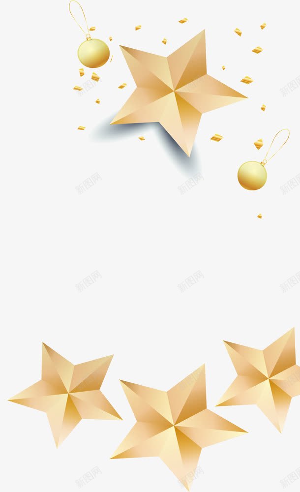 金色圣诞五角星png免抠素材_88icon https://88icon.com 五角星 圣诞星星 圣诞节 星星 矢量png 金色星星