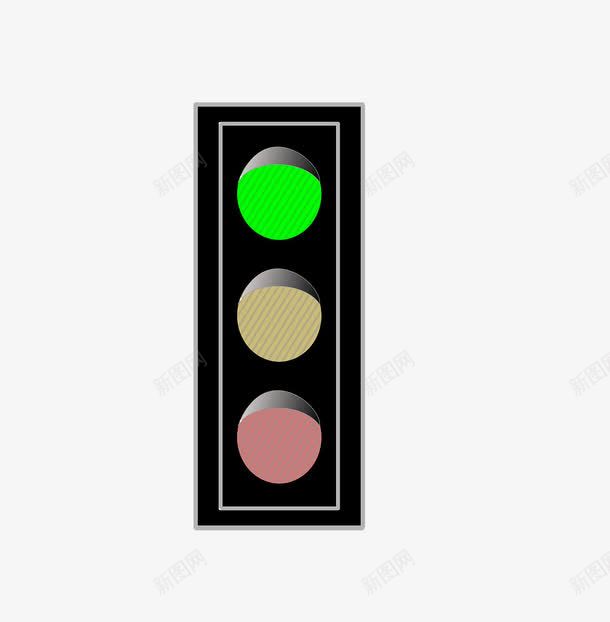 手绘红绿灯png免抠素材_88icon https://88icon.com 信号灯 卡通 手绘 红绿灯