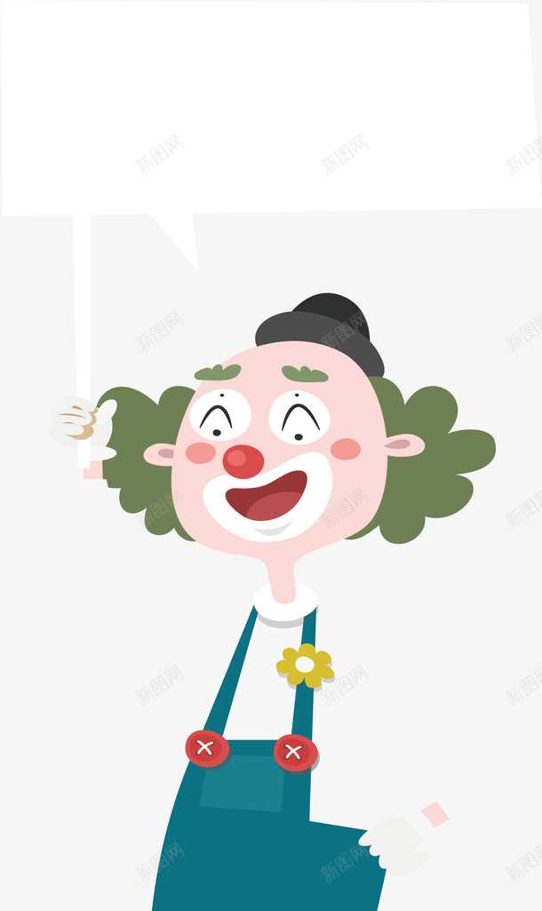 卡通手绘小丑矢量图eps免抠素材_88icon https://88icon.com joker 劳动节 卡通小丑 小丑 小丑joker 小丑标题框 手绘小丑 矢量png 矢量图