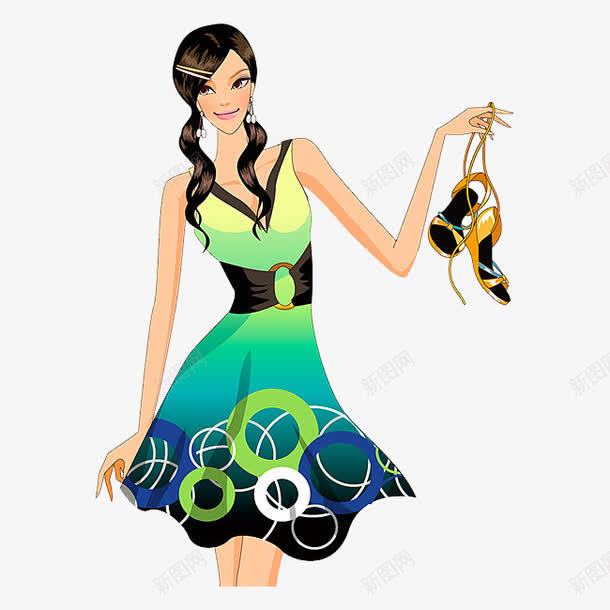 拿鞋子的人png免抠素材_88icon https://88icon.com 人 凉鞋 女人 鞋