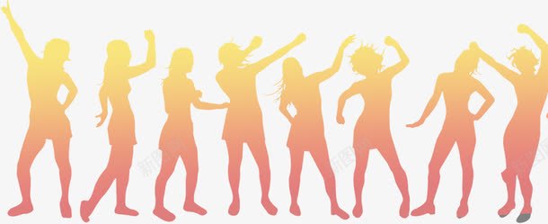 舞动的人群广告png免抠素材_88icon https://88icon.com 人群 图片 广告 舞动