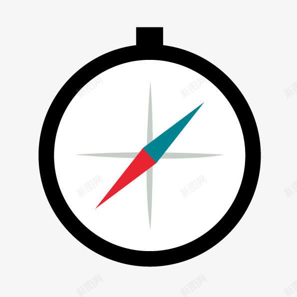 扁平化指南针png免抠素材_88icon https://88icon.com 卡通指南针 扁平化指南针 指南针