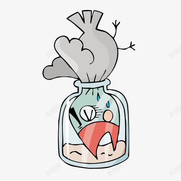 喝水的乌鸦png免抠素材_88icon https://88icon.com 乌鸦 动物 卡通 喝水