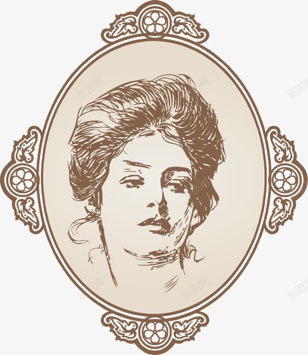 手绘椭圆花边相框元素png免抠素材_88icon https://88icon.com 元素 手绘 椭圆 相框 花边