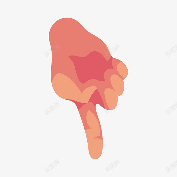 彩绘卡通风向下指手势装饰图png免抠素材_88icon https://88icon.com 卡通风格 向下指 向下指手势 彩绘卡通风向下指手势矢量装饰图案免费下载 彩绘风格 手势 装饰图案