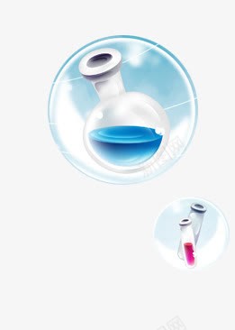 化学实验瓶psd免抠素材_88icon https://88icon.com 产品实物 化学 实验 玻璃瓶