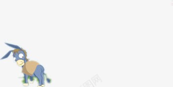 一只小毛驴png免抠素材_88icon https://88icon.com 卡通 可爱 粮食 蓝色 装饰