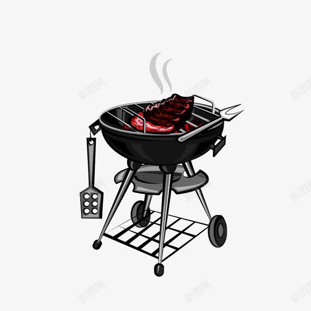 烧烤架png免抠素材_88icon https://88icon.com 叉子 烤肉 烧烤