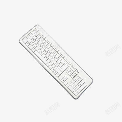 白色键盘png免抠素材_88icon https://88icon.com 学习 打字 电脑 白色 白色键盘 键盘
