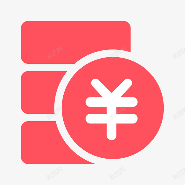 金钱标志png免抠素材_88icon https://88icon.com 元素 红色 金钱