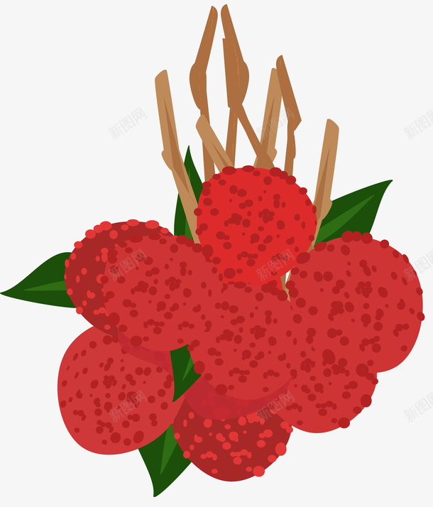 枝桠卡通荔枝矢量图ai免抠素材_88icon https://88icon.com 卡通荔枝 卡通风格 枝桠 水果荔枝 甜美荔枝 矢量荔枝 荔枝 矢量图