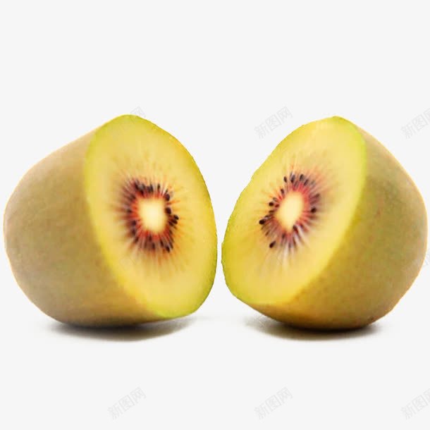 切开的奇异果png免抠素材_88icon https://88icon.com 奇异果 新鲜水果 美食 营养美味 黄心