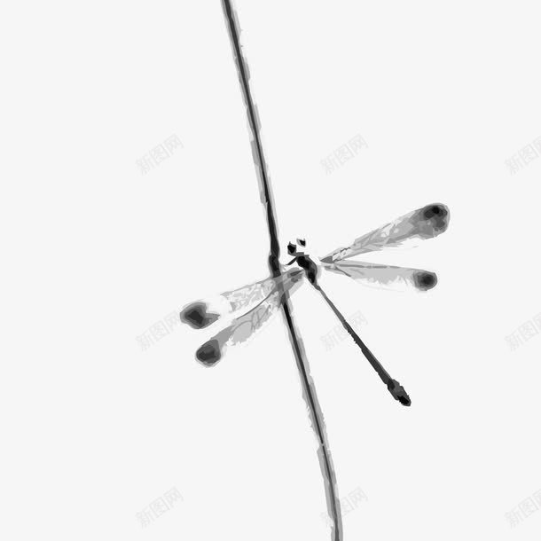 蜻蜓png免抠素材_88icon https://88icon.com PNG图片 PNG图片素材 PNG素材 PNG素材免费下载 中国风 水墨 蜻蜓