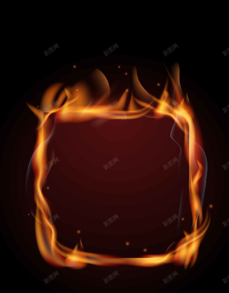 矢量燃烧火焰边框ai设计背景_88icon https://88icon.com 创意 大气 橙色火焰 欧式 火 火元素 火海 火焰 火焰边框 火苗 燃烧 质感 黑色 矢量图