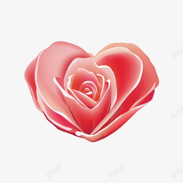 立体玫瑰花png免抠素材_88icon https://88icon.com 浪漫 矢量立体玫瑰花 粉色 花朵