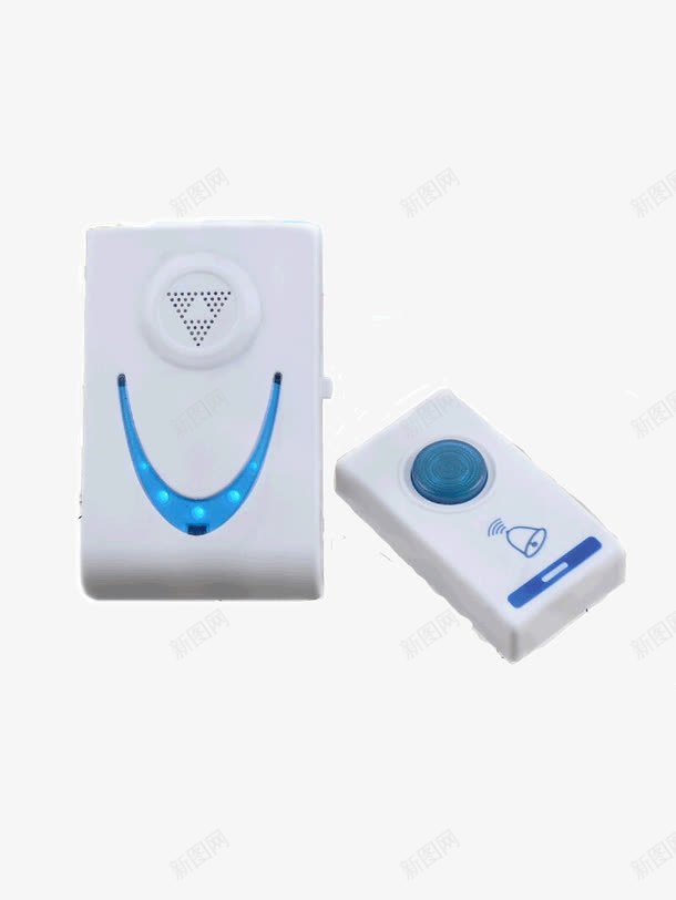 白色门铃png免抠素材_88icon https://88icon.com 产品实物 机器 白色 门铃