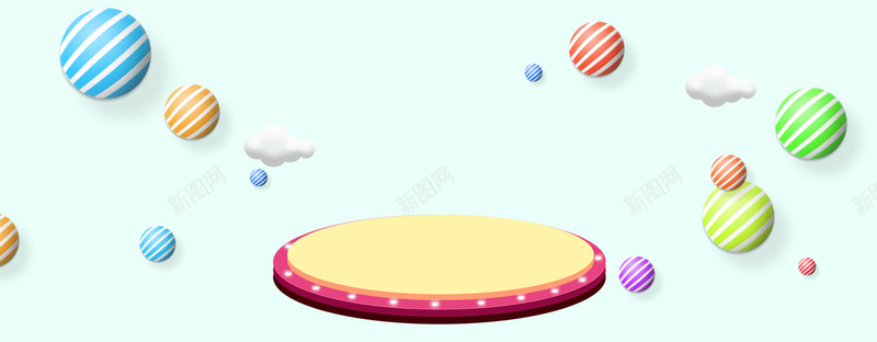 可爱立体糖果纽扣舞台背景psd设计背景_88icon https://88icon.com 卡通 可爱 手绘 海报banner 立体 童趣 糖果 纽扣 背景 舞台