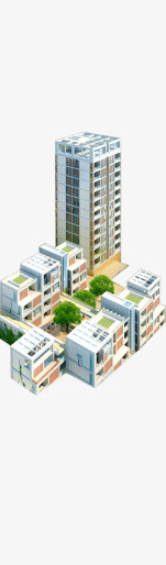 建筑物俯瞰图png免抠素材_88icon https://88icon.com 俯瞰图 建筑物 建筑物效果 效果