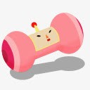 可爱运动器材卡通元素橄榄球png免抠素材_88icon https://88icon.com 动漫 卡通 可爱 橄榄球 淘宝banner装饰 萌