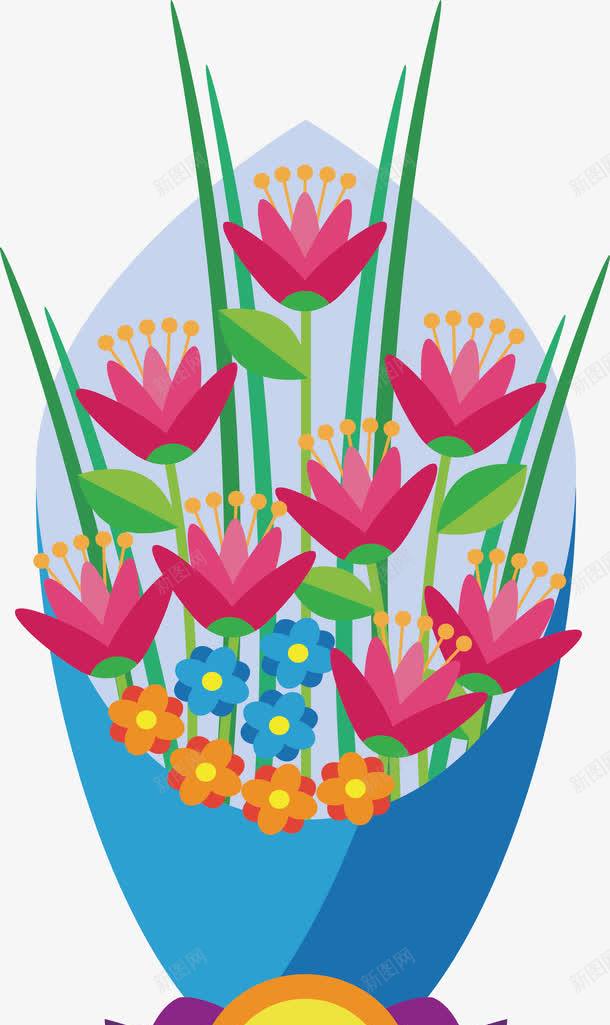 鲜花花束png免抠素材_88icon https://88icon.com 春天 春天小清晰 春天植物 春天矢量 春天装饰 鲜花花束