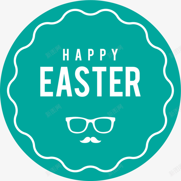 复活节快乐绿色圆形标签png免抠素材_88icon https://88icon.com Easter Happy 圆形标签 复活节 复活节快乐 复活节标签 绿色标签