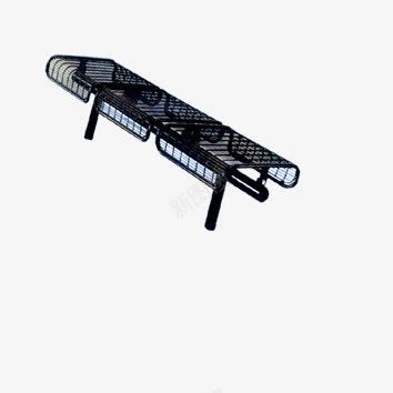 铁网长凳png免抠素材_88icon https://88icon.com 公园板凳 板凳 路边板凳 铁网 长凳