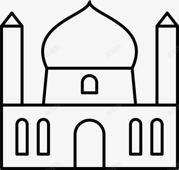 开斋节手绘城堡png免抠素材_88icon https://88icon.com Adha Eid adha al eid mubarak ul 伊斯兰 伊斯兰教 古尔邦节 宰牲节