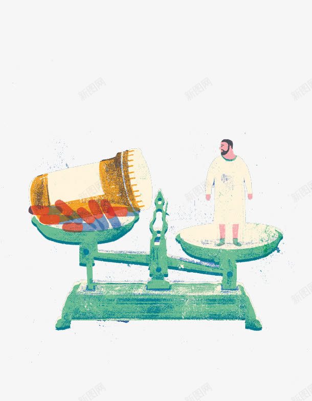站在秤上的人物png免抠素材_88icon https://88icon.com 人物 瓶子 秤