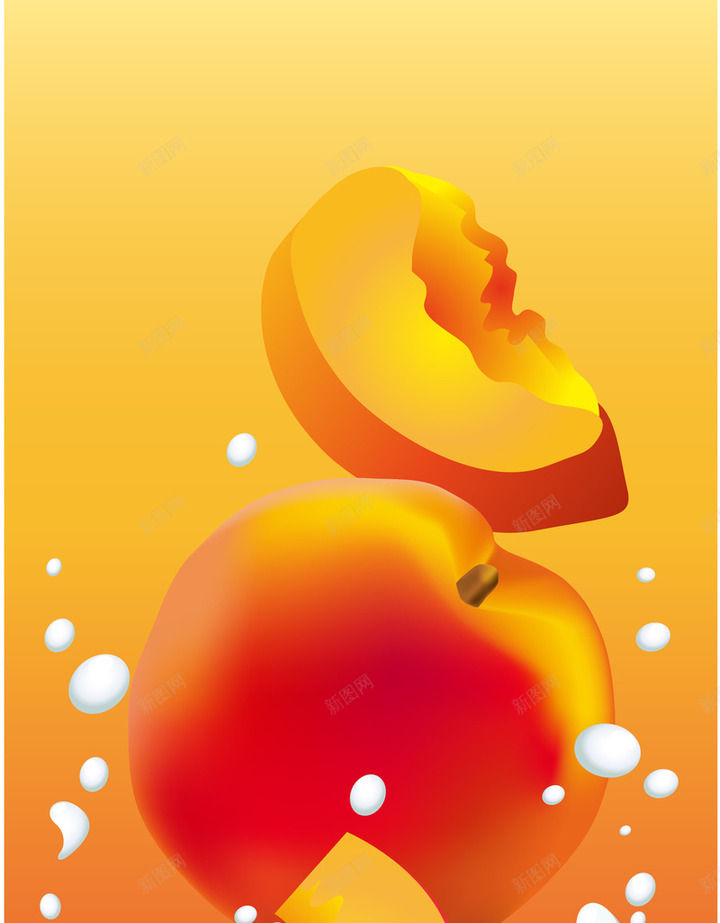 黄桃牛奶水果海报背景矢量图ai设计背景_88icon https://88icon.com 水果 海报素材 海报背景 牛奶 素材 背景 背景海报 背景素材 矢量图