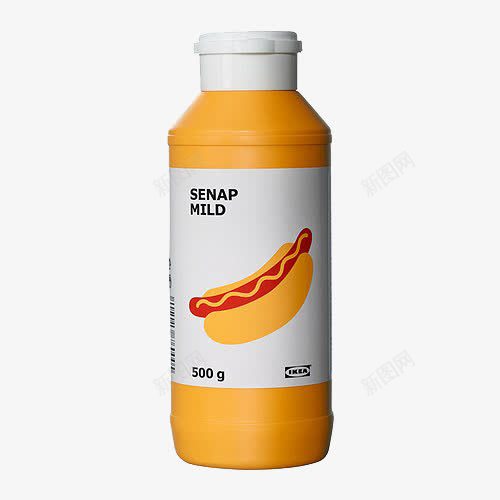 柔和型黄芥末酱png免抠素材_88icon https://88icon.com 柔和型 热狗 芥末酱 黄芥末酱