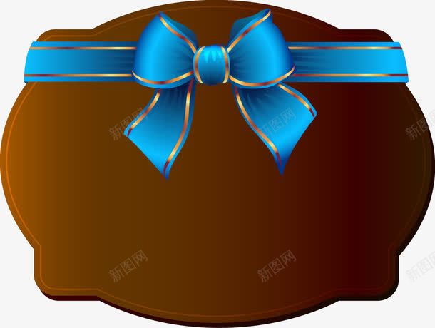 丝带咖啡色标题框png免抠素材_88icon https://88icon.com 丝带 咖啡色 文本框 标题 标题框