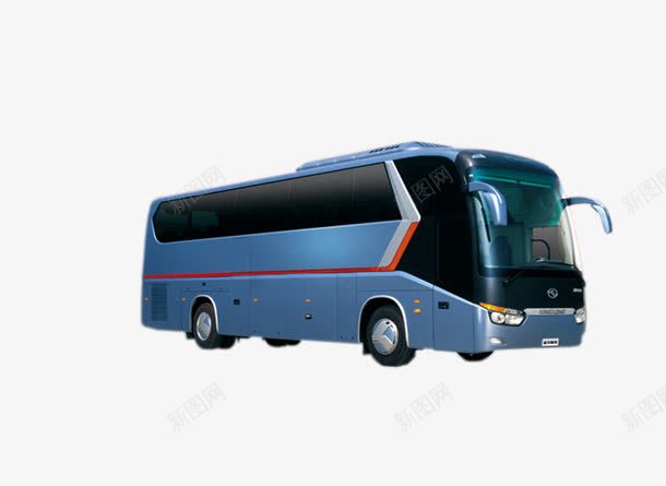 灰蓝班车png免抠素材_88icon https://88icon.com 客车 灰蓝 班车 豪华 霸气