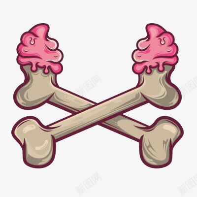 骨头png免抠素材_88icon https://88icon.com 卡通 手绘 脑浆 骨头棒 骨架 骨棒