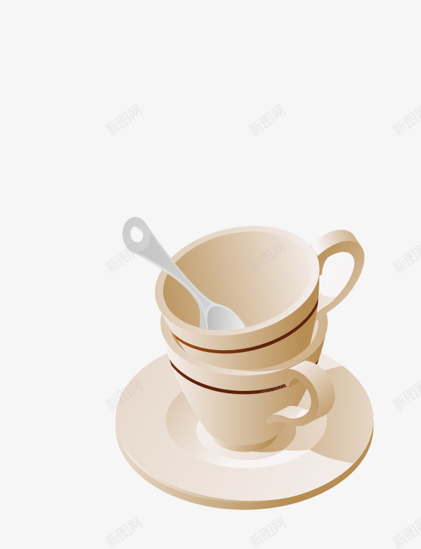 卡通杯子勺子png免抠素材_88icon https://88icon.com 勺子 卡通 杯子 水杯