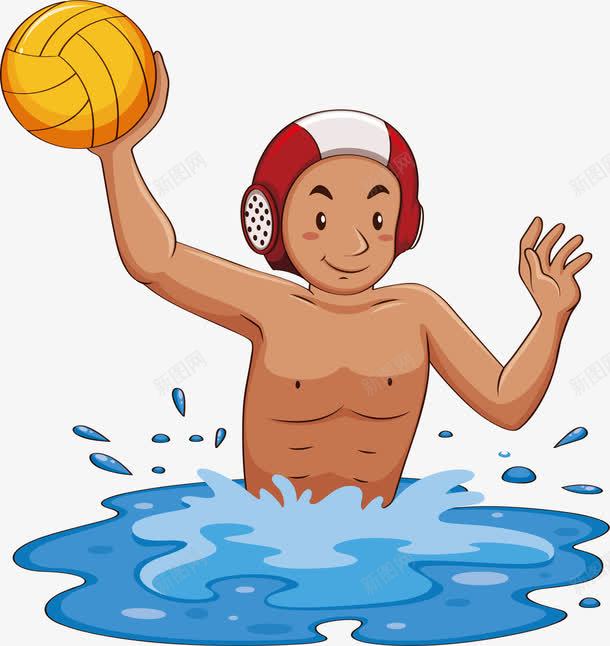 水上排球png免抠素材_88icon https://88icon.com 打排球 水上排球 矢量素材 花式排球